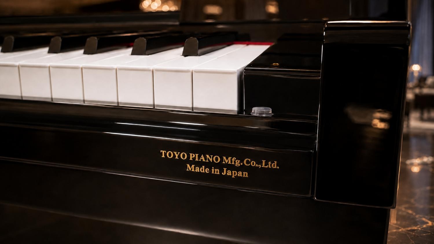 TOYO PIANO Made in Japan 銘板